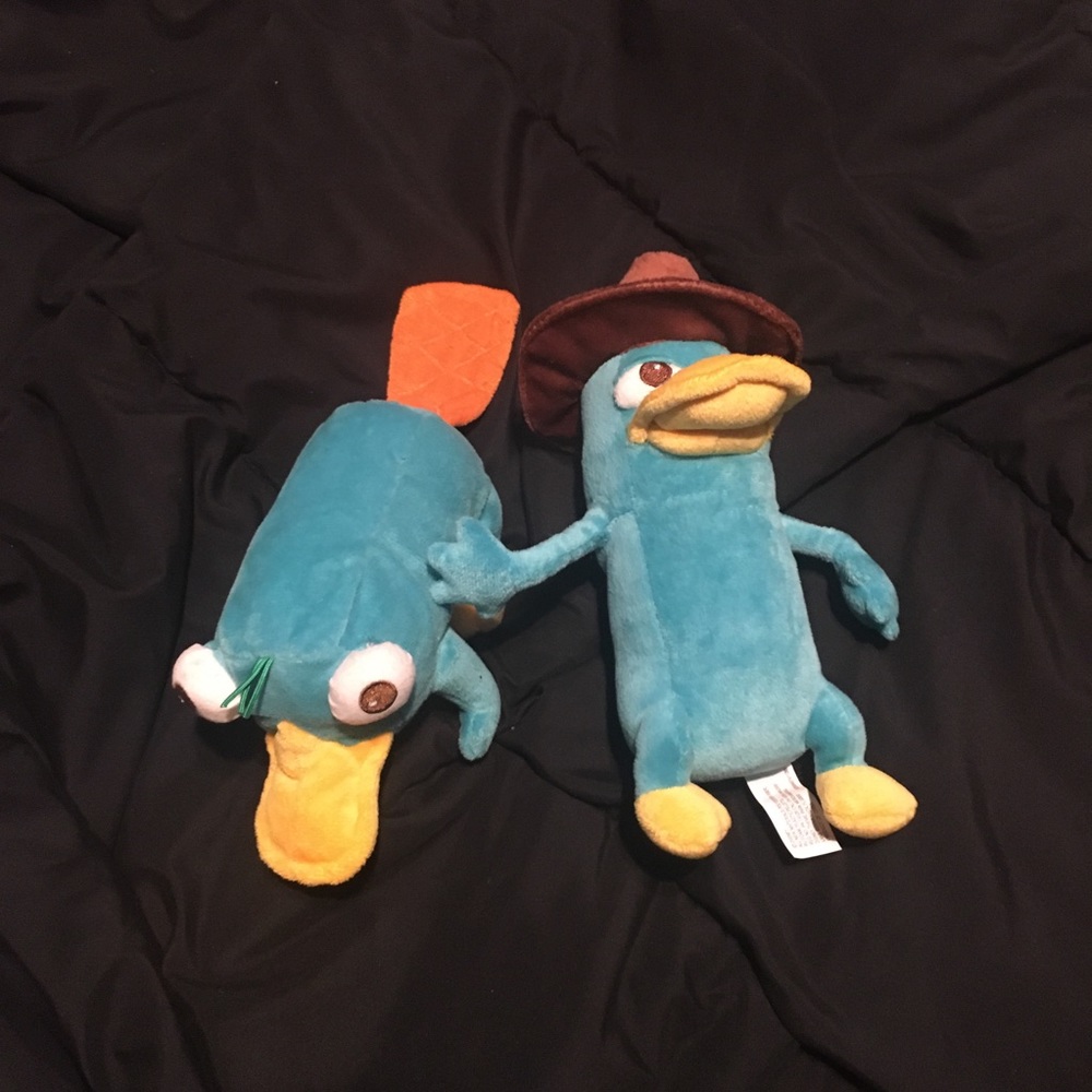 2 Perry the Platypus Plush toys